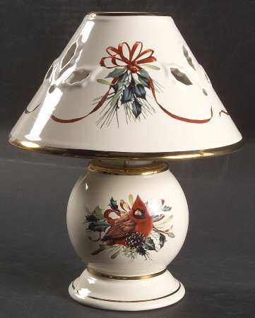 Winter Greetings Tea Light Lamp with Shade