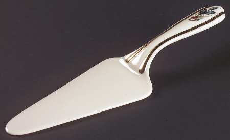 Winter Greetings Solid Ceramic Pie/Cake Server