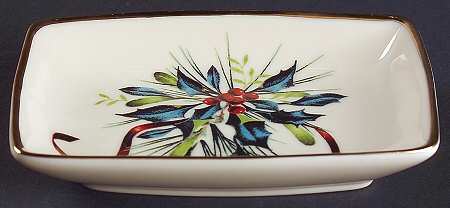Winter Greetings Soap Dish