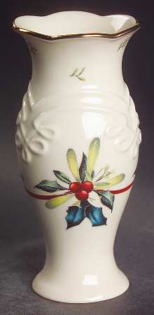 Winter Greetings 5" Bud Vase