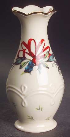 Winter Greetings 5" Bud Vase