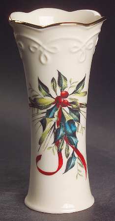 Winter Greetings 5" Bud Vase