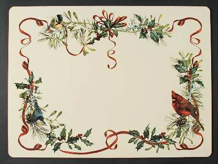 Winter Greetings Corkboard Placemat