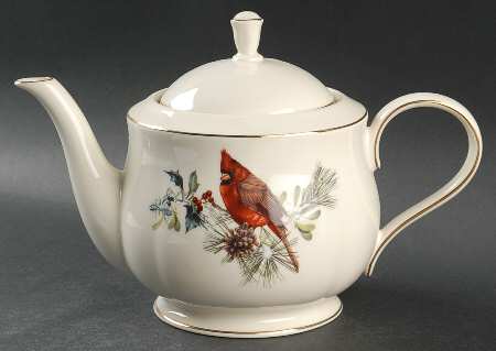 Winter Greetings Teapot & Lid