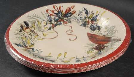 Winter Greetings (Pack of 12) Paper Luncheon Plates