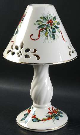 Winter Greetings Candle Lamp & Shade