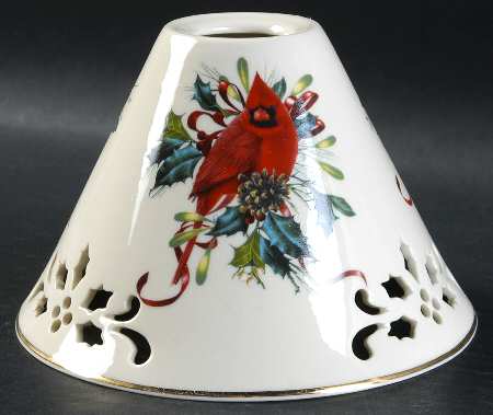 Winter Greetings Shade for Candle Lamp