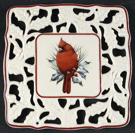 Winter Greetings Square Trivet