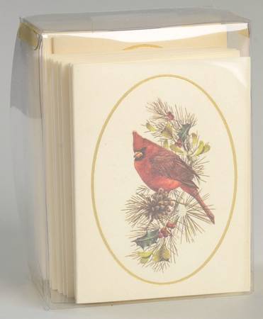 Winter Greetings (Set of 10) Paper Gift Tag & Envelope