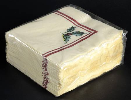 Winter Greetings Package of Paper Beverage Napkins