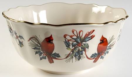 Winter Greetings Punch Bowl