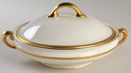 Windsor (Green Backstamp) Round Covered Vegetable