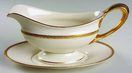 Windsor (Green Backstamp) Gravy Boat & Underplate