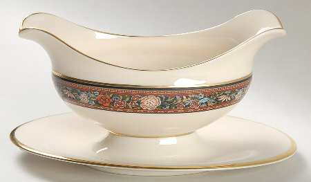 Witherspoon Gravy Boat with Attached Underplate by Lenox