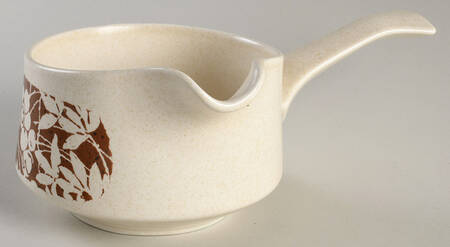 Woodspice (Trim On Edge) Gravy Boat