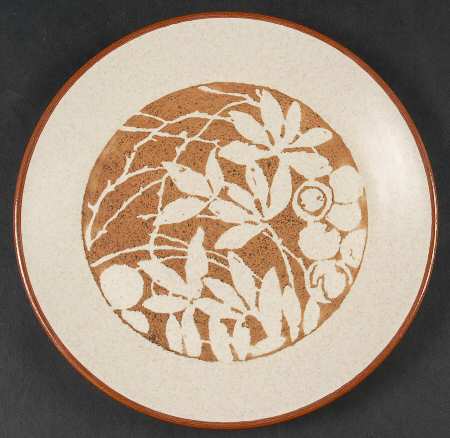 Woodspice (Trim On Edge) Salad Plate