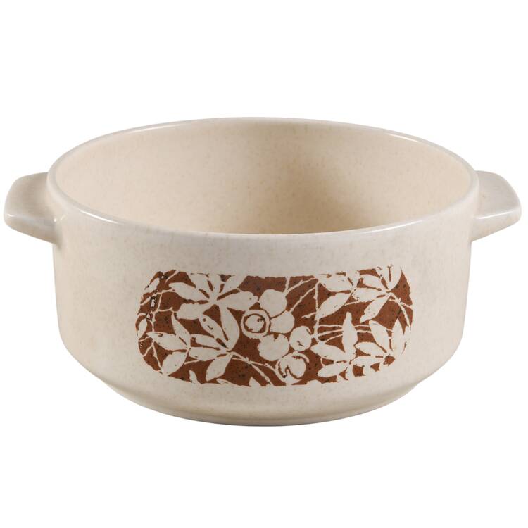 Woodspice (Trim Off Edge-No Trim) 1 Qt Round Casserole No Lid