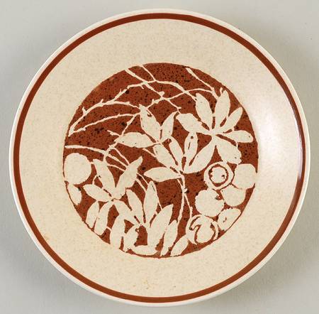 Woodspice (Trim Off Edge-No Trim) Bread & Butter Plate