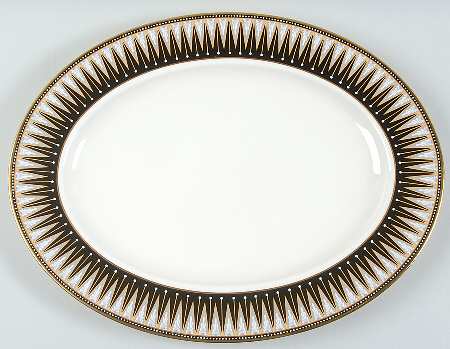 Zerlina 16" Oval Serving Platter
