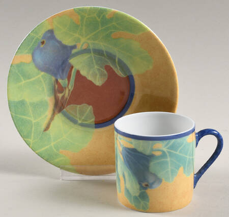 Figari Flat Demitasse Cup & Saucer Set