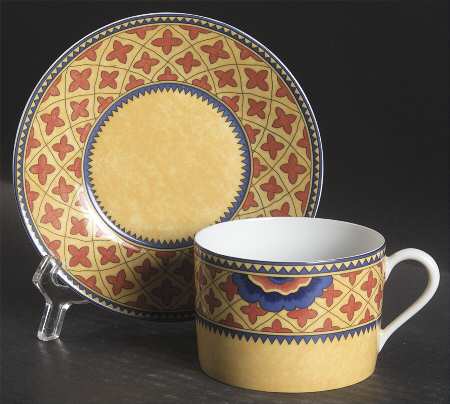 Grenade Flat Cup & Saucer Set