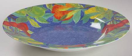Jardin Bleu Rim Soup Bowl
