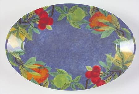 Jardin Bleu Pickle Dish