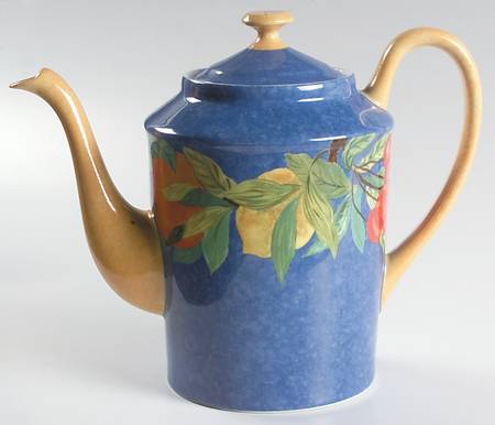 Jardin Bleu Coffee Pot & Lid