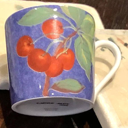 Jardin Bleu Flat Demitasse Cup