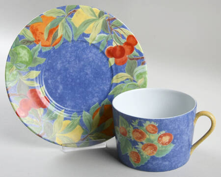 Jardin Bleu Breakfast Cup & Saucer Set