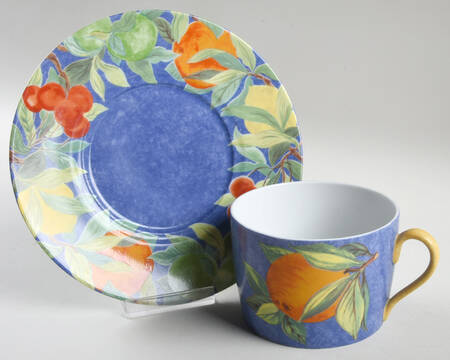 Jardin Bleu Breakfast Cup & Saucer Set