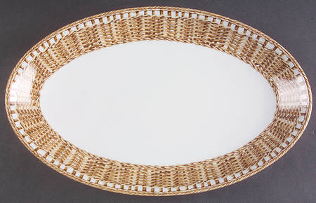 Marche Aux Herbes 14" Oval Serving Platter