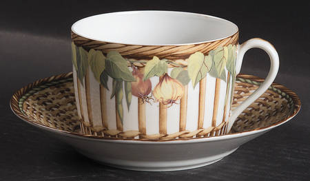 Marche Aux Herbes Breakfast Cup & Saucer Set