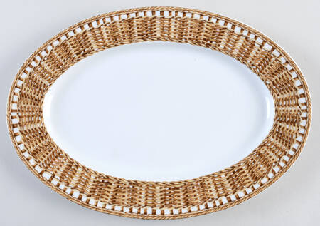 Marche Aux Herbes 14" Oval Serving Platter