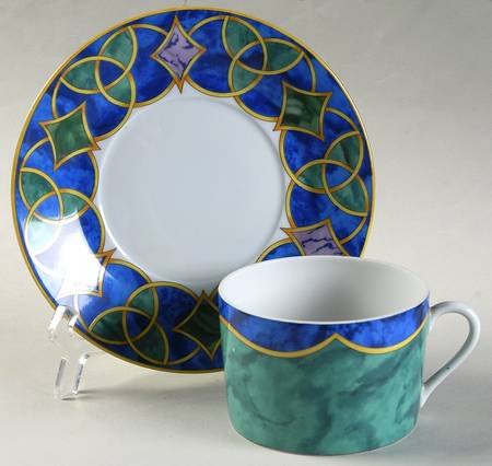 Mille Et Une Nuits Flat Cup & Saucer Set