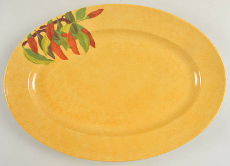 Piments 16" Oval Serving Platter