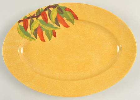 Piments 14" Oval Serving Platter