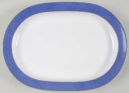 Lupins 15" Oval Serving Platter