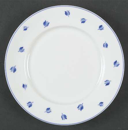 Muguet Blue Bread & Butter Plate