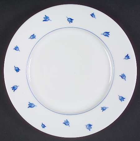 Muguet Blue Dessert/Pie Plate