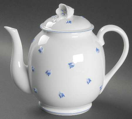 Muguet Blue Teapot & Lid