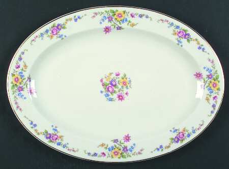 Annabelle 16" Oval Serving Platter by Lamberton