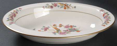 Audubon 10" Oval Vegetable Bowl