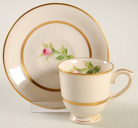 Betty Lou Footed Demitasse Cup & Saucer Set