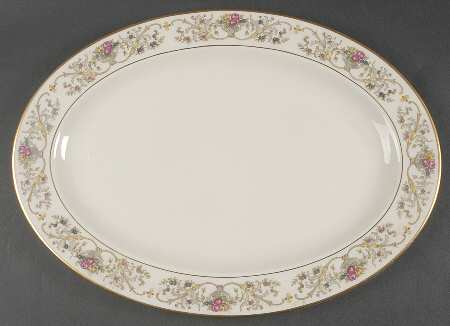 Dorothea 16" Oval Serving Platter