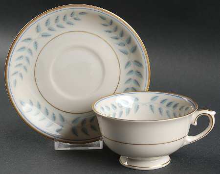Empire Footed Cup & Saucer Set