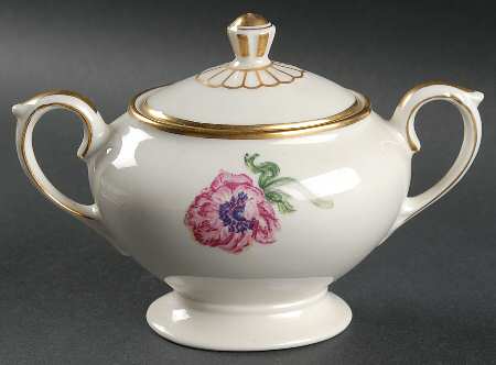 Field Lily Sugar Bowl & Lid