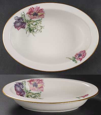 Field Lily 10" Oval Vegetable Bowl