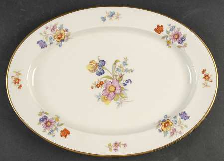 Linda Lee 14" Oval Serving Platter
