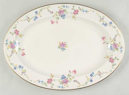 Marianna 16" Oval Serving Platter